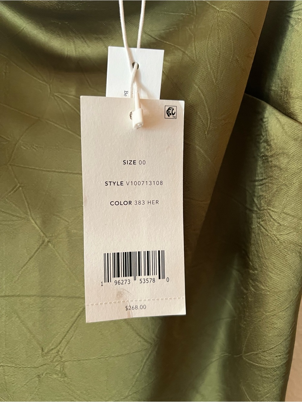 Vince Herbaria Satin Detachable Strap Top - Picture 2 of 4